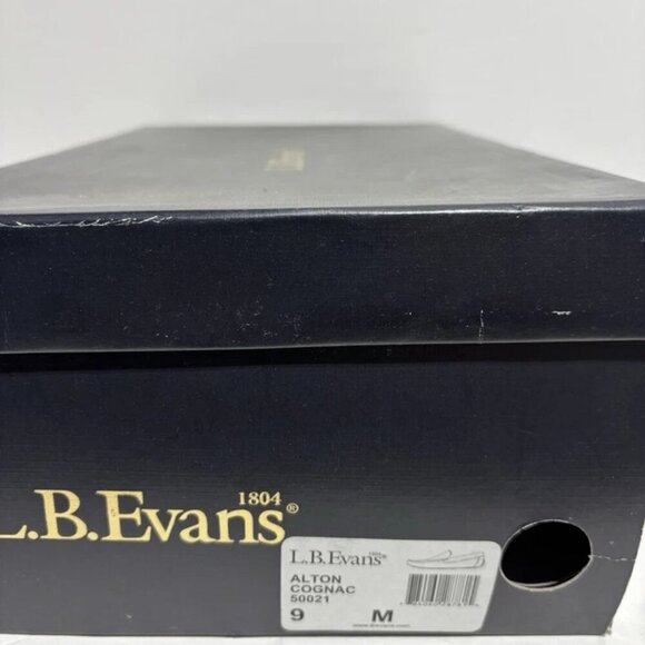 L.B. Evans Men’s Alton Slippers Brown Leather, Size 9 M main image 4